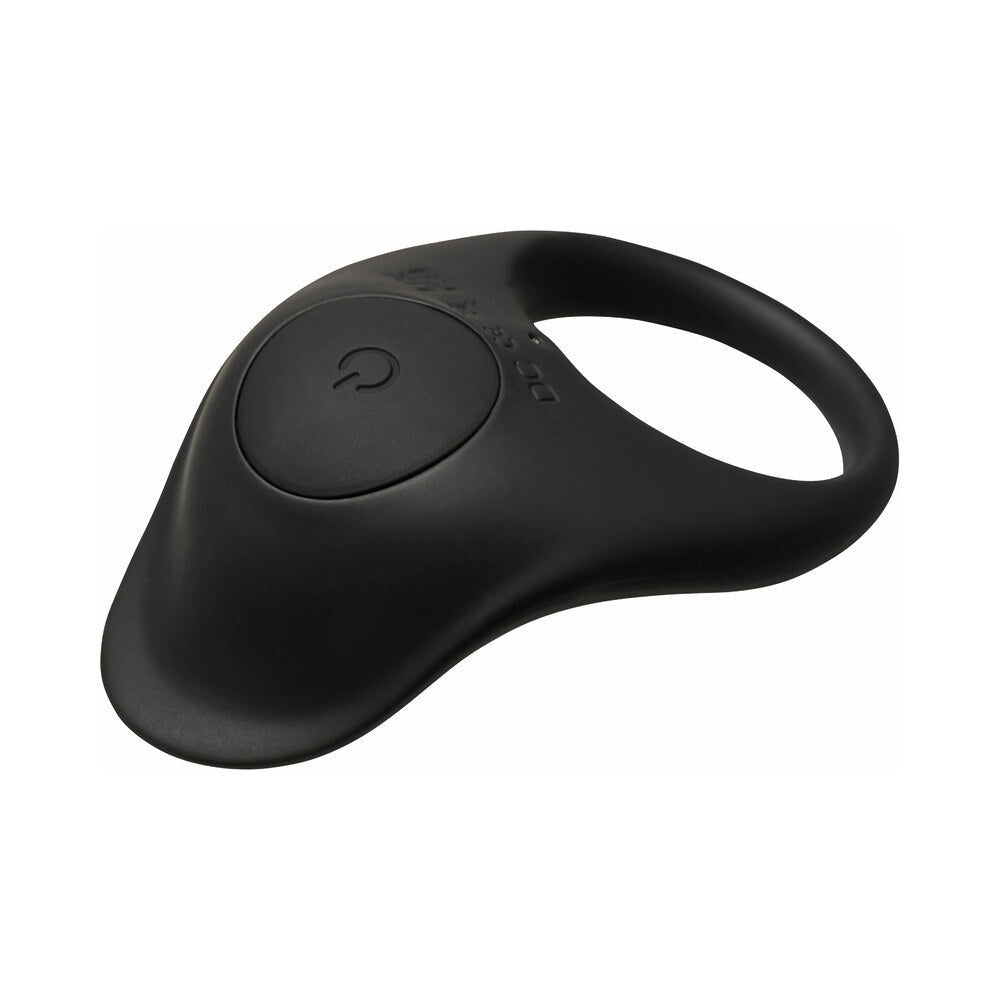 XR BRANDS - BANG! VIBRATING SILICONE COCK RING BLACK