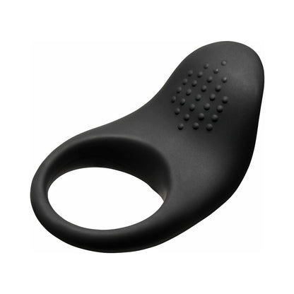 XR BRANDS - BANG! VIBRATING SILICONE COCK RING BLACK