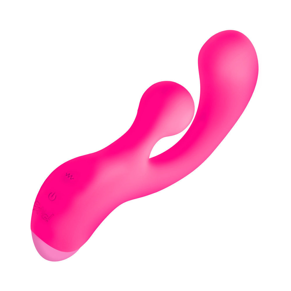 XR BRANDS - BANG! GYRO RABBIT SILICONE VIBRATOR