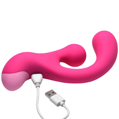 XR BRANDS - BANG! GYRO RABBIT SILICONE VIBRATOR