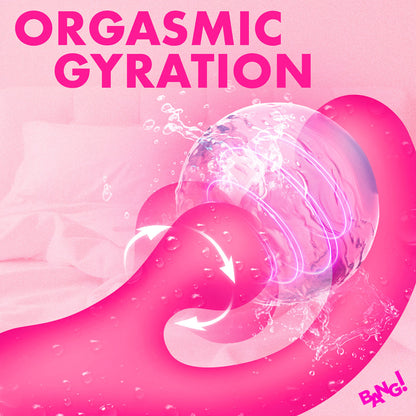 XR BRANDS - BANG! GYRO RABBIT SILICONE VIBRATOR