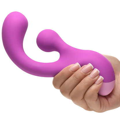XR BRANDS - BANG! GYRO RABBIT SILICONE VIBRATOR