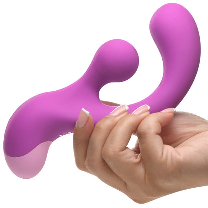XR BRANDS - BANG! GYRO RABBIT SILICONE VIBRATOR