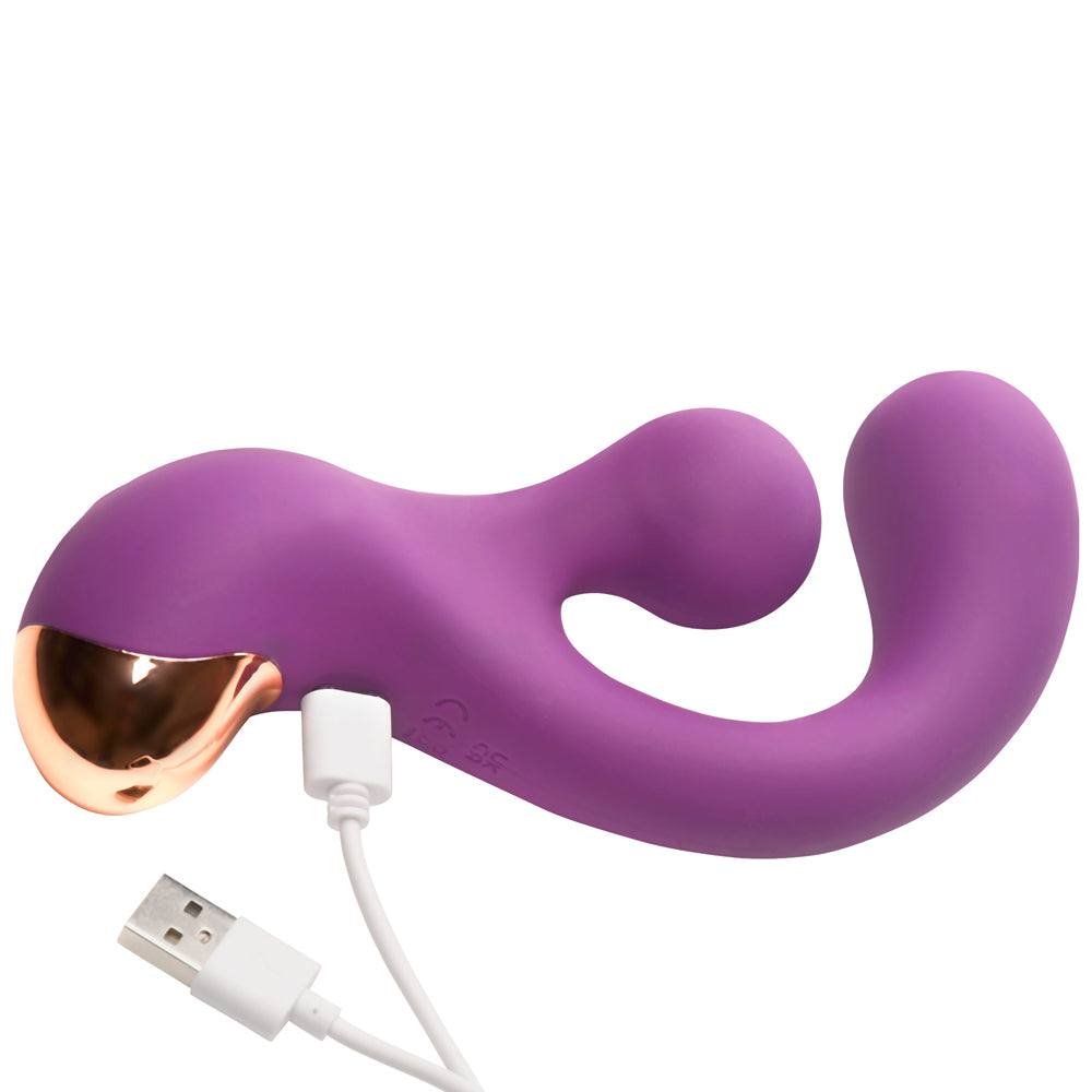 XR BRANDS - BANG! GYRO RABBIT SILICONE VIBRATOR