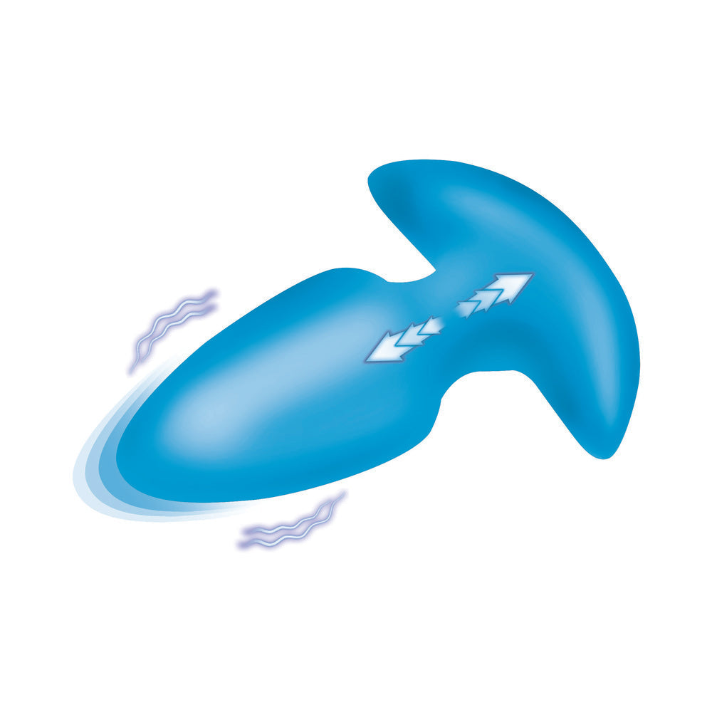 XR BRANDS - BANG! THRUSTING & VIBRATING SILICONE BUTT PLUG