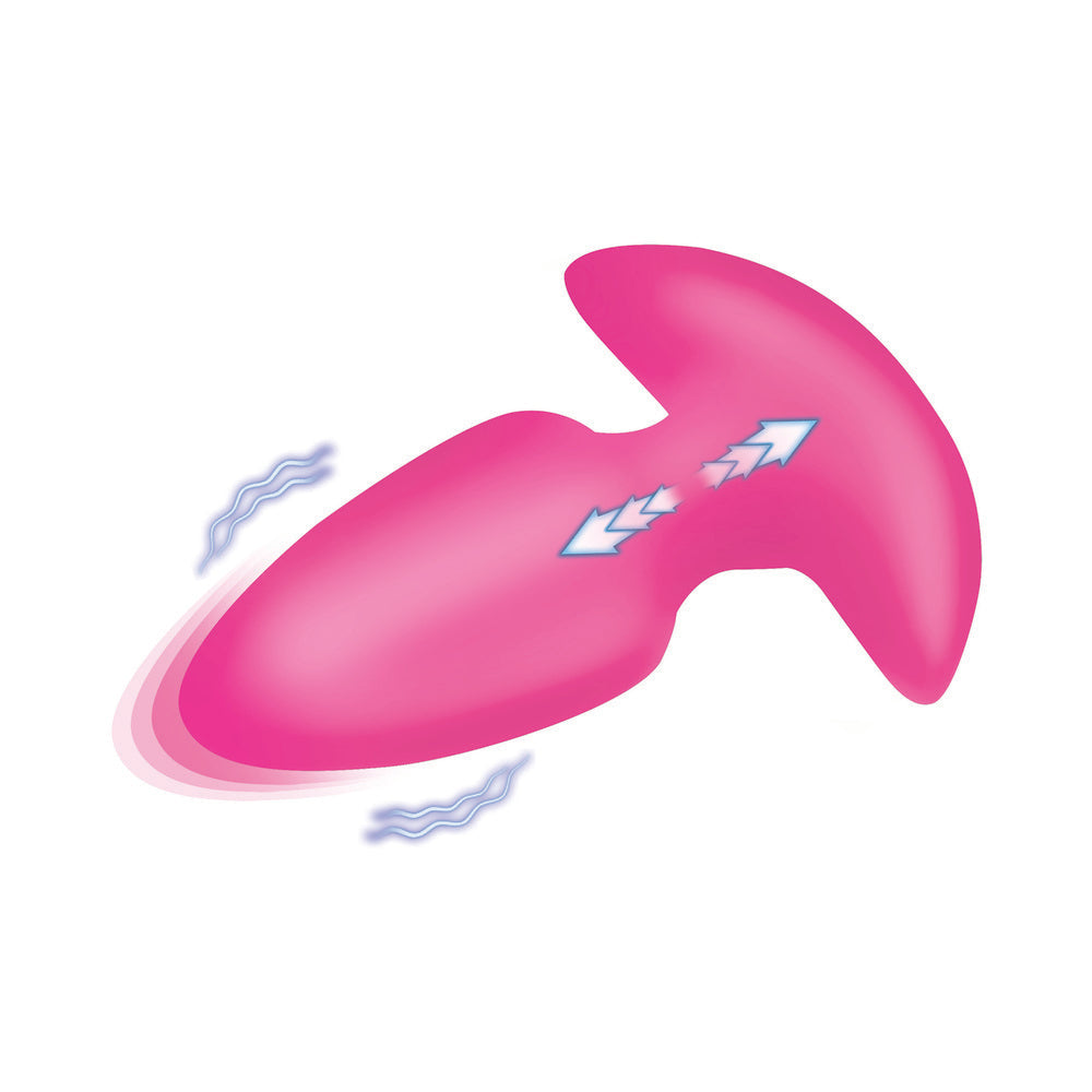 XR BRANDS - BANG! THRUSTING & VIBRATING SILICONE BUTT PLUG