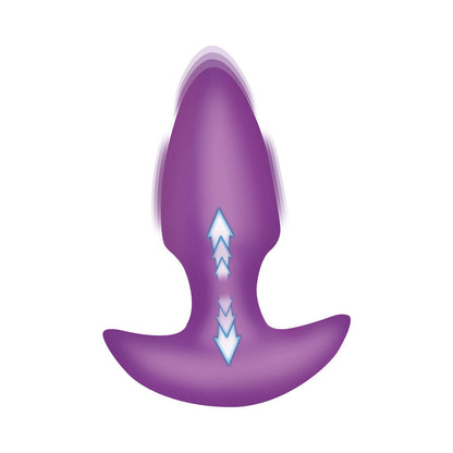 XR BRANDS - BANG! THRUSTING & VIBRATING SILICONE BUTT PLUG