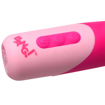 XR BRANDS - BANG! CLIT TAPPING VIBRATING RABBIT PINK