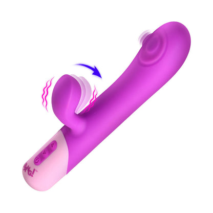 XR BRANDS - BANG! CLIT TAPPING PULSING RABBIT PURPLE