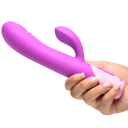 XR BRANDS - BANG! CLIT TAPPING PULSING RABBIT PURPLE
