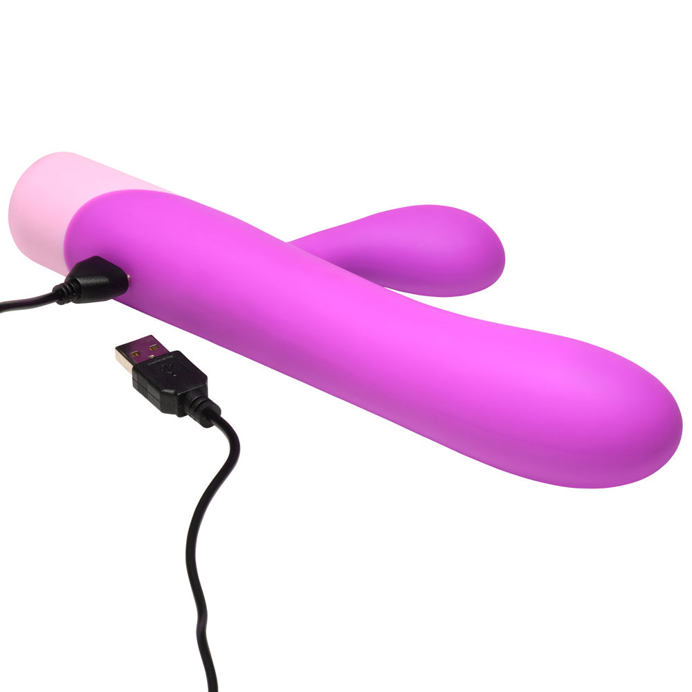 XR BRANDS - BANG! CLIT TAPPING PULSING RABBIT PURPLE
