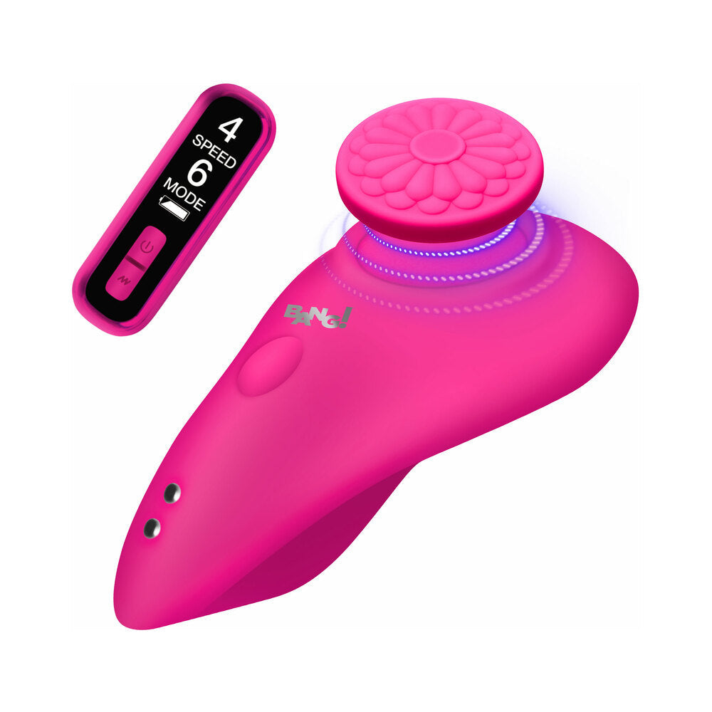 XR BRANDS - BANG! SILICONE PANTY VIBE WITH DIGITAL REMOTE