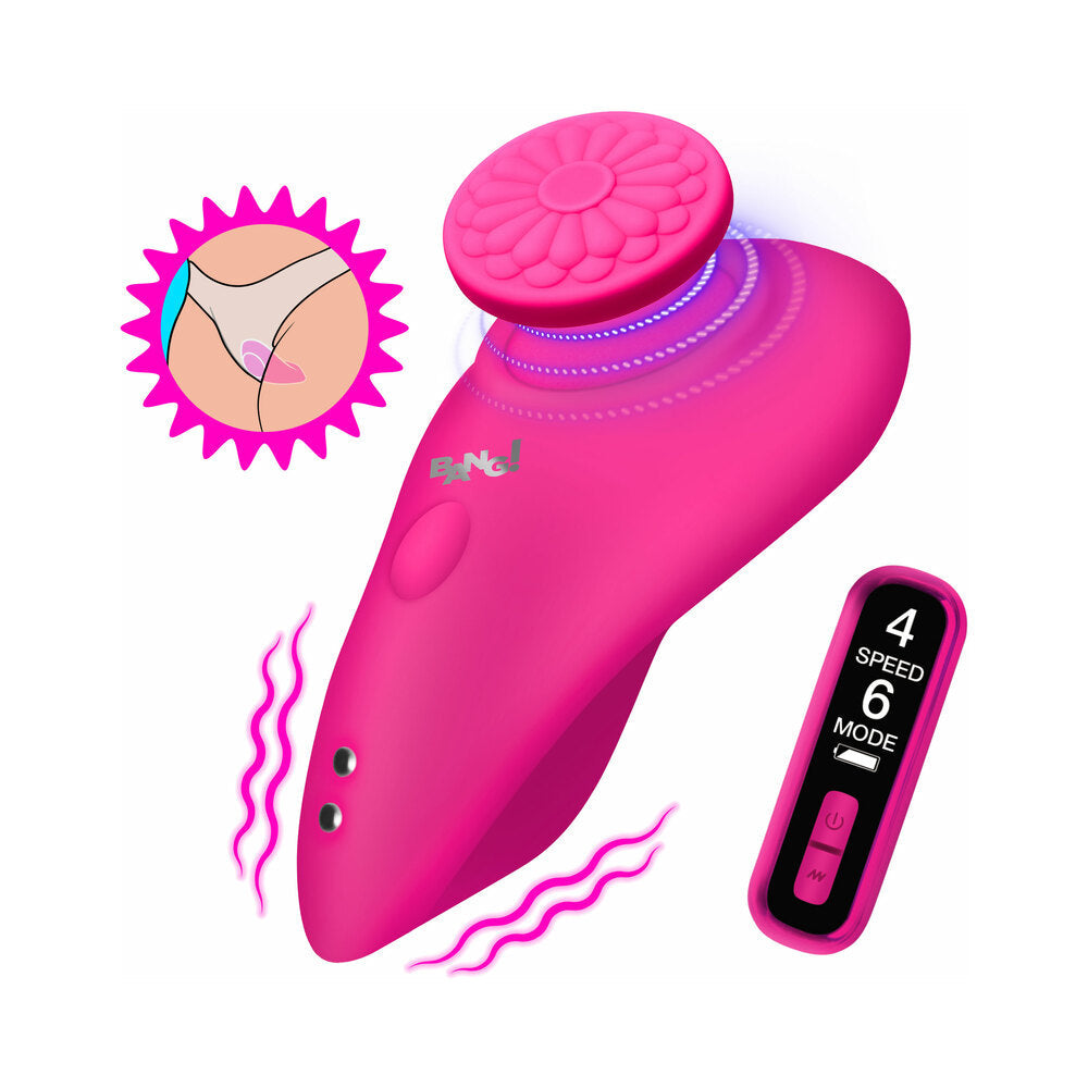XR BRANDS - BANG! SILICONE PANTY VIBE WITH DIGITAL REMOTE