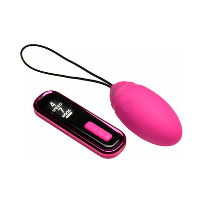 XR BRANDS - BANG! VIBRATING SILICONE EGG WITH DIGITAL REMOTE