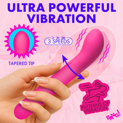 XR BRANDS - BANG! G SPOT FLEXIBLE SILICONE VIBRATOR