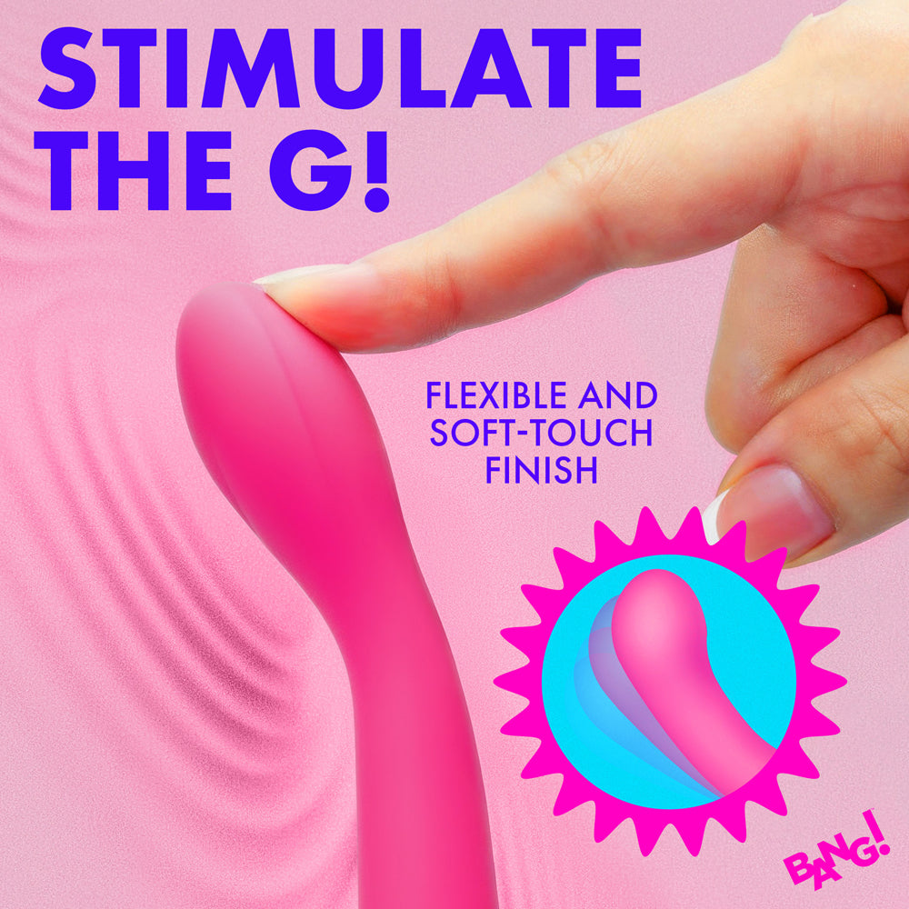 XR BRANDS - BANG! G SPOT FLEXIBLE SILICONE VIBRATOR