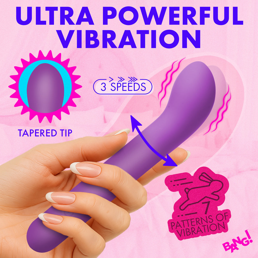 XR BRANDS - BANG! G SPOT FLEXIBLE SILICONE VIBRATOR