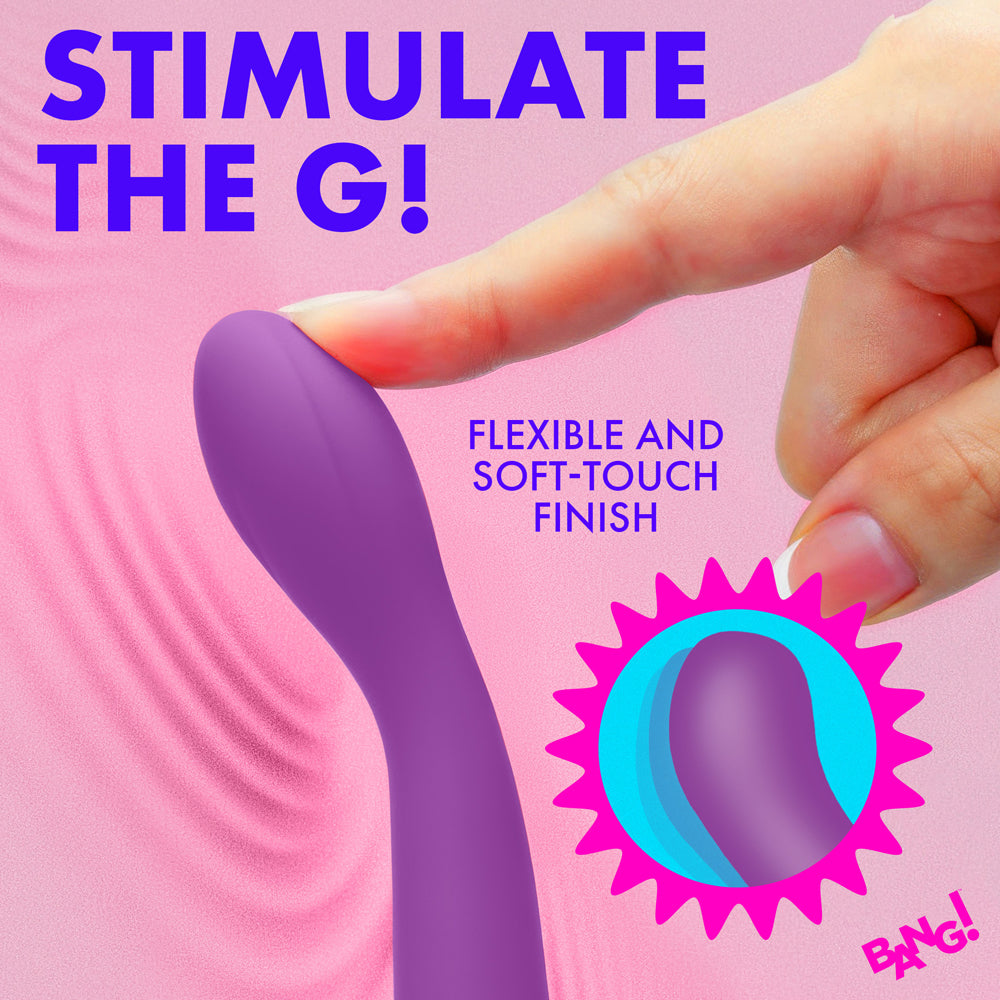 XR BRANDS - BANG! G SPOT FLEXIBLE SILICONE VIBRATOR