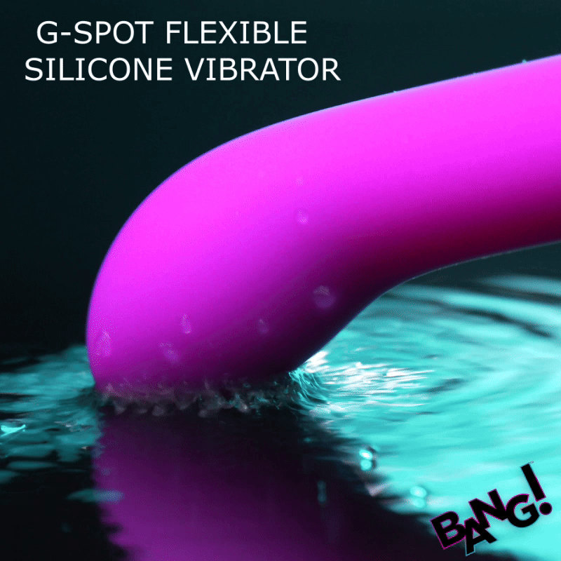 XR BRANDS - BANG! G SPOT FLEXIBLE SILICONE VIBRATOR