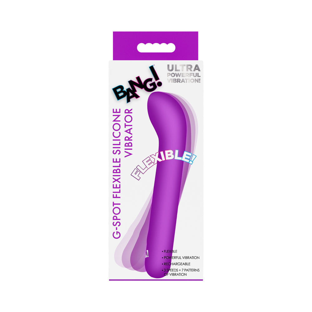 XR BRANDS - BANG! G SPOT FLEXIBLE SILICONE VIBRATOR