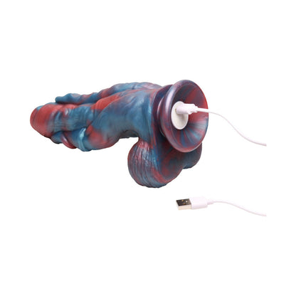 XR BRANDS - CREATURE COCKS HYDRA X VIBRATING SILICONE DILDO