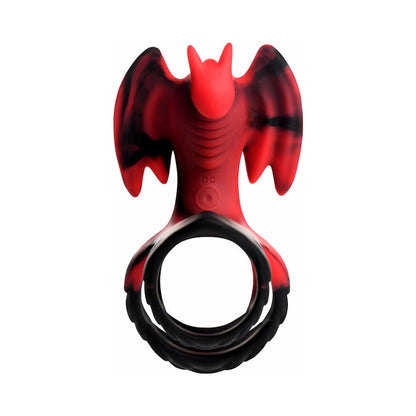 XR BRANDS - CREATURE COCKS DRAGON FLIGHT VIBRATING SILICONE COCK RING