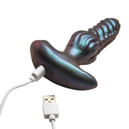 XR BRANDS - CREATURE COCKS OCTO-SQUIRM VIBRATING & SQUIRMING SILICONE ANAL PLUG