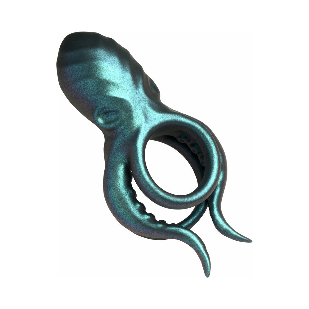XR BRANDS - CREATURE COCKS OCTO-GRIP VIBRATING SILICONE COCK RING
