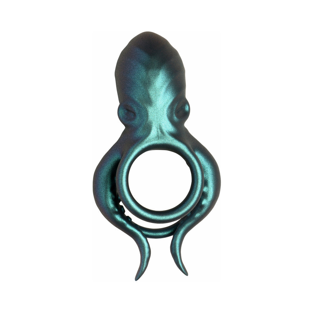 XR BRANDS - CREATURE COCKS OCTO-GRIP VIBRATING SILICONE COCK RING
