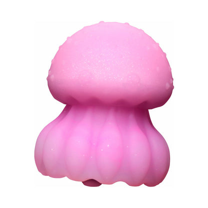 XR BRANDS - CREATURE CUTIES GLOW JELLY LICKING & VIBRATING STIMULATOR