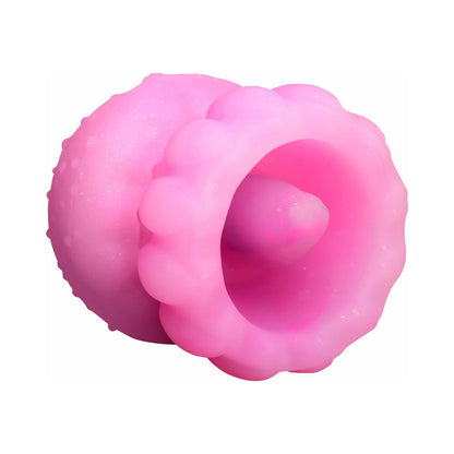 XR BRANDS - CREATURE CUTIES GLOW JELLY LICKING & VIBRATING STIMULATOR