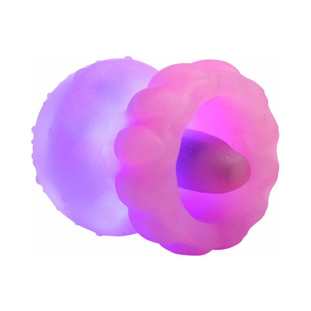 XR BRANDS - CREATURE CUTIES GLOW JELLY LICKING & VIBRATING STIMULATOR