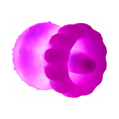 XR BRANDS - CREATURE CUTIES GLOW JELLY LICKING & VIBRATING STIMULATOR