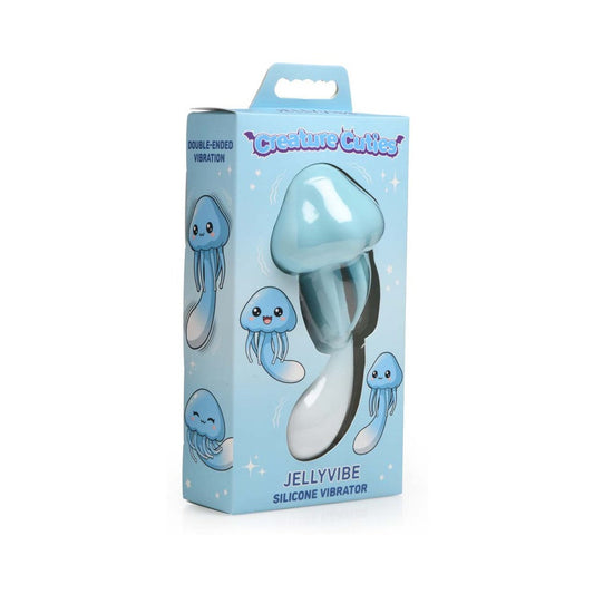 XR BRANDS - CREATURE CUTIES JELLYFISH SILICONE VIBRATOR