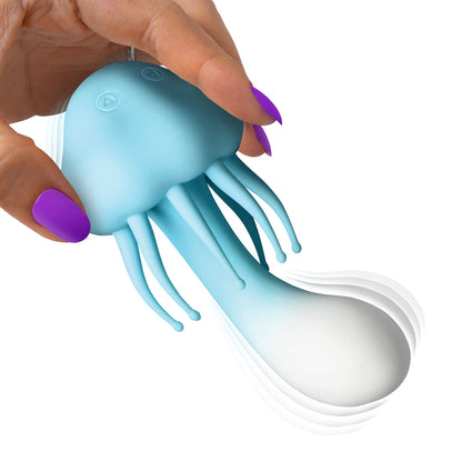 XR BRANDS - CREATURE CUTIES JELLYFISH SILICONE VIBRATOR