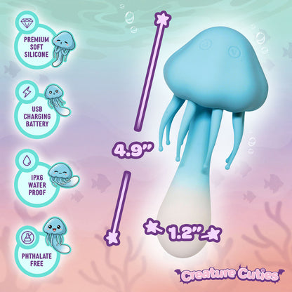 XR BRANDS - CREATURE CUTIES JELLYFISH SILICONE VIBRATOR