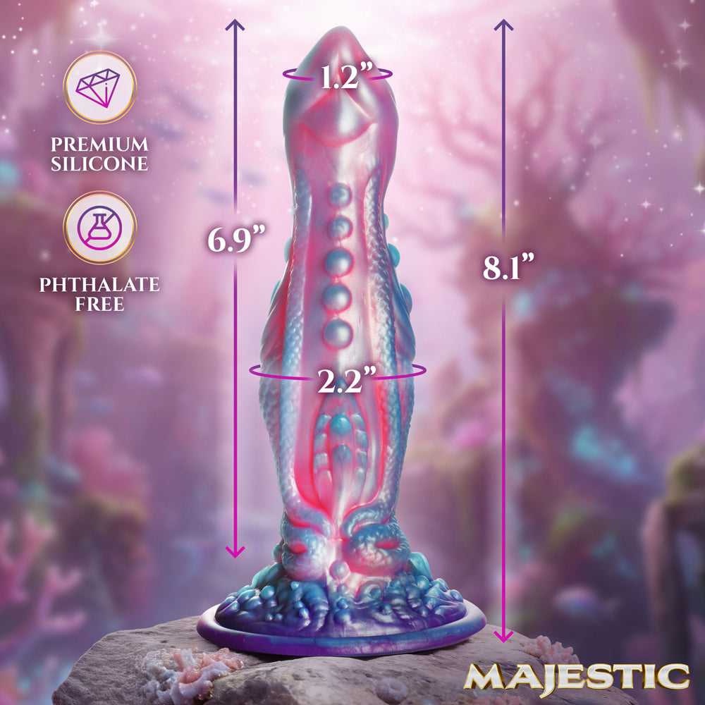 XR BRANDS - MAJESTIC DELPHINE MERMAID SILICONE DILDO
