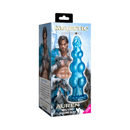 XR BRANDS - MAJESTIC AUREN WOLF KING SILICONE DILDO
