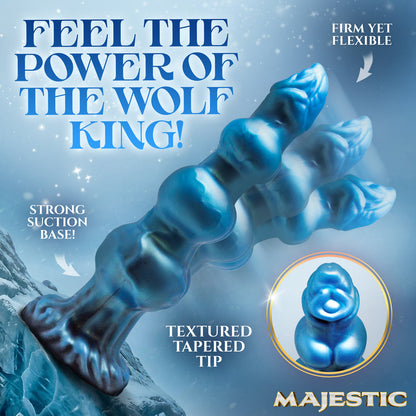 XR BRANDS - MAJESTIC AUREN WOLF KING SILICONE DILDO