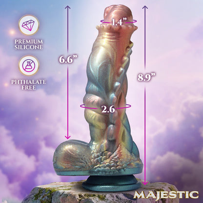 XR BRANDS - MAJESTIC SERAPHINA DRAGON SILICONE DILDO
