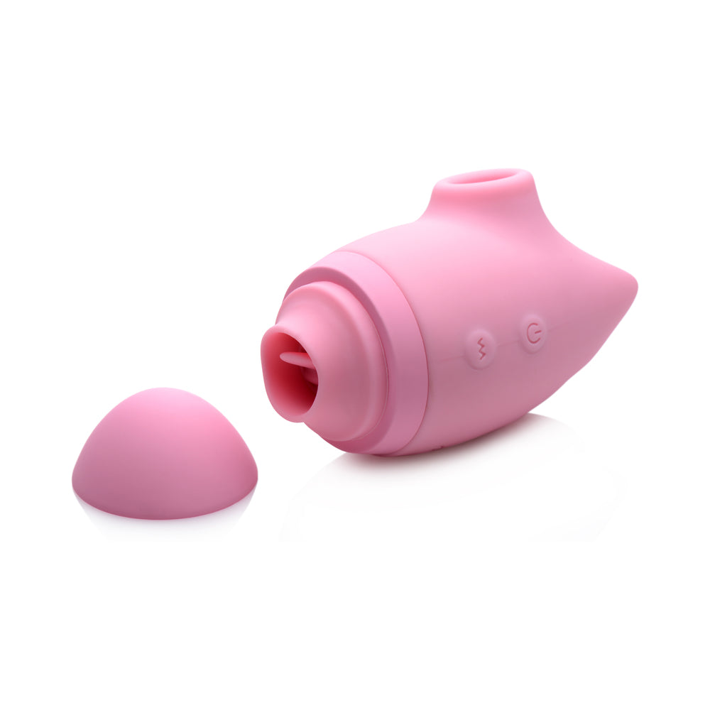 XR BRANDS - SHEGASM KITTY LICKER 5X 3-IN-1 CLIT STIMULATOR