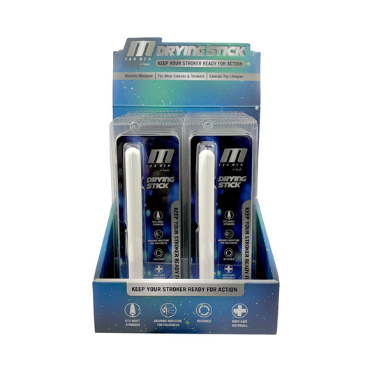 BLUSH - M FOR MEN DRYING STICK WHITE 12PCS COUNTER DISPLAY