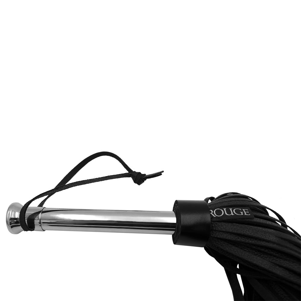 ROUGE GARMENTS - ROUGE LEATHER FLOGGER WITH STEEL HANDLE