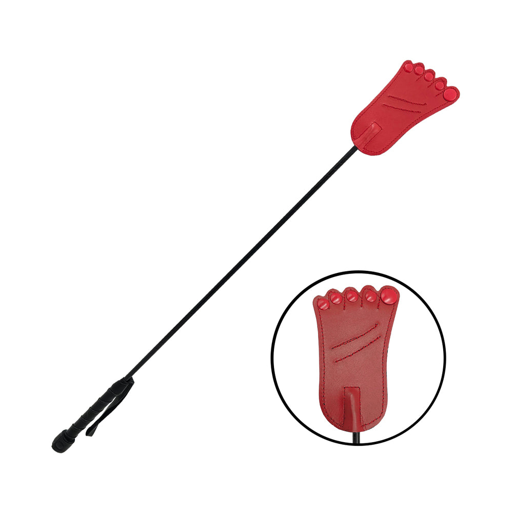ROUGE GARMENTS - ROUGE LEATHER FOOT RIDING CROP
