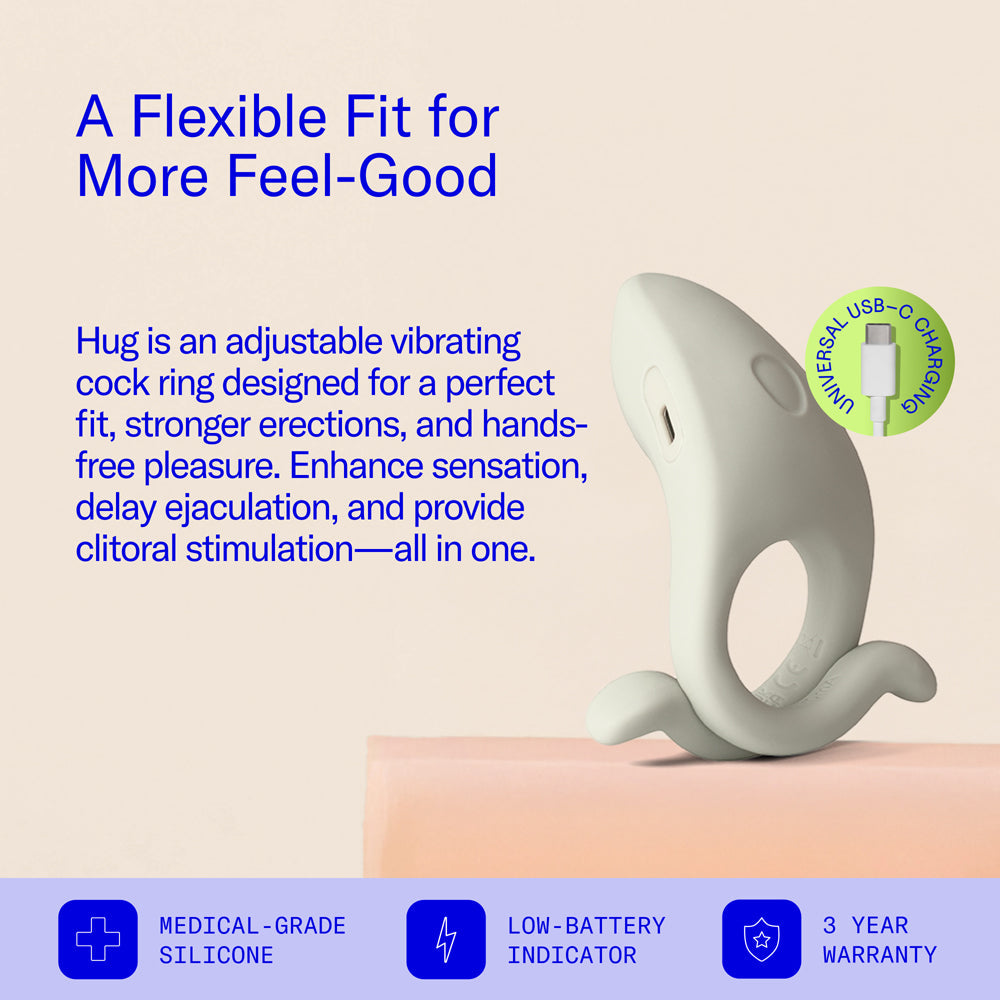 DAME - HUG VIBRATING COUPLES RING FOG