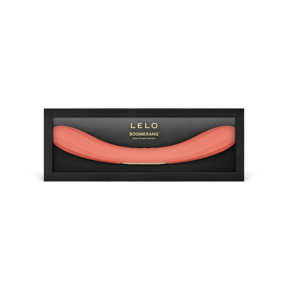 LELO - BOOMERANG DOUBLE ENDED VIBRATOR CORAL RED