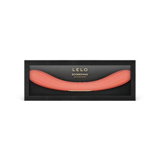LELO - BOOMERANG DOUBLE ENDED VIBRATOR CORAL RED