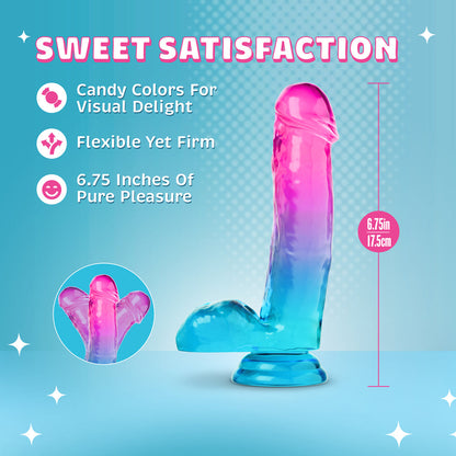 BLUSH - B YOURS CANDY COLORED DILDO