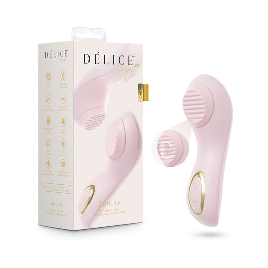 BLUSH - DELICE DAHLIA STIMULATING PERSONAL MASSAGER PINK