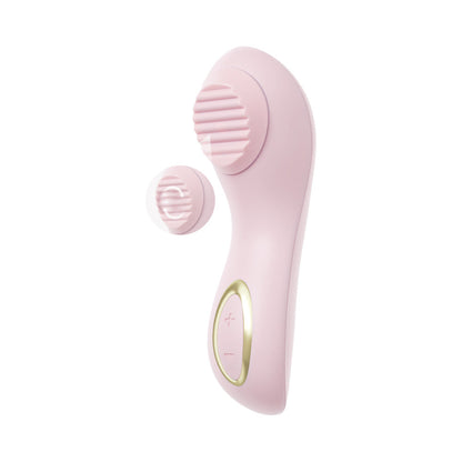 BLUSH - DELICE DAHLIA STIMULATING PERSONAL MASSAGER PINK